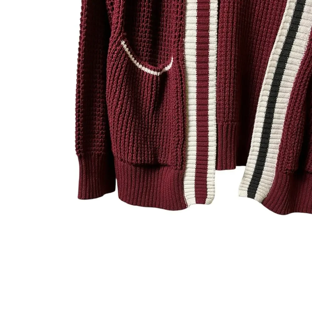 Universal Threads Oversized Grandpa Cardigan Academia 100% Cotton‎ XS (2745)